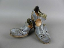 Rieker Damen Schuhe Pumps Gr. 38 Halbschuhe Echtleder blaugrau (16093)