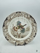 Vintage Johnson Brothers Wild Turkeys Dinner Plate Windsor Ware 10