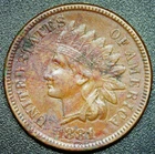 VF Det. 1881 1C Indian Head Cent