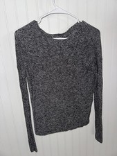 Express Gray Knit Long Sleeve Sweater Size Small