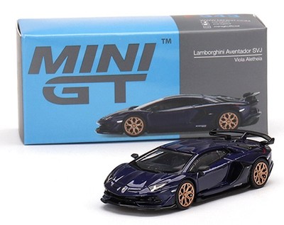 LAMBORGHINI Aventador SVJ - Viola Aletheia - Mini GT 1:64