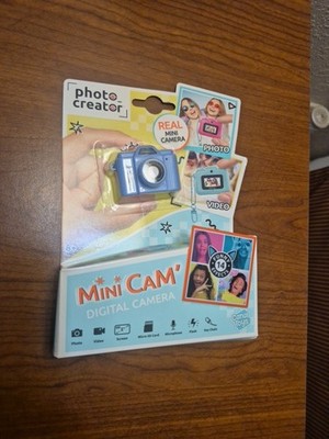 Photo Creator REAL MINI Cam Digital Camera [Blue] BRAND NEW - FACTORY SEALED 