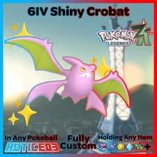 ✨ Shiny Crobat 6IV ✨ Mega Dimension Pokemon Legends ZA Ready 🚀 Fast 🚀