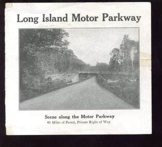 1930's The Long Island New York Motor Parkway Brochure & Map