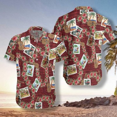 Merry Christmas Santa Claus Unisex Adult, Tropical Hawaiian Shirt, Aloha Party