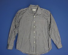 Peter Millar Mens Dress Shirt Long Sleeve Checkered Button Up XL