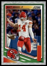 2025 Score #288 Matt Araiza Scorecard