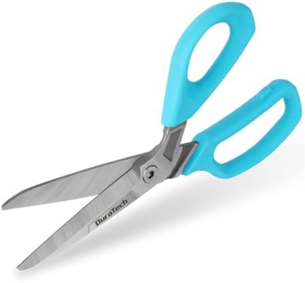 DURATECH Forbici per lavori Pesanti, 25cm in Acciaio al Cromo Vanadio, Forbici M