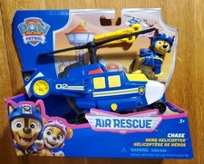 Paw Patrol - Chase Air Rescue Vehicle Action Figure   8" Hero Helicopter