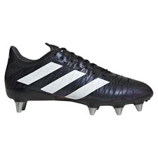ADIDAS Mens Black & White Kakari Z.1 SG Rugby Boots UK 7.5 NEW