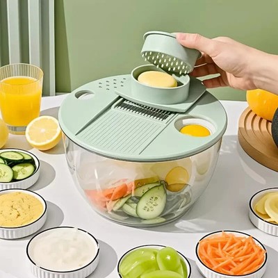 Gemüsehacker Salatschleuder Multifunktion Küchenwerkzeug Gemüsetrockner UK