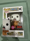 Funko Pop  One Piece - Bepo (Flocked) Figure (AAA Anime Exclusive)