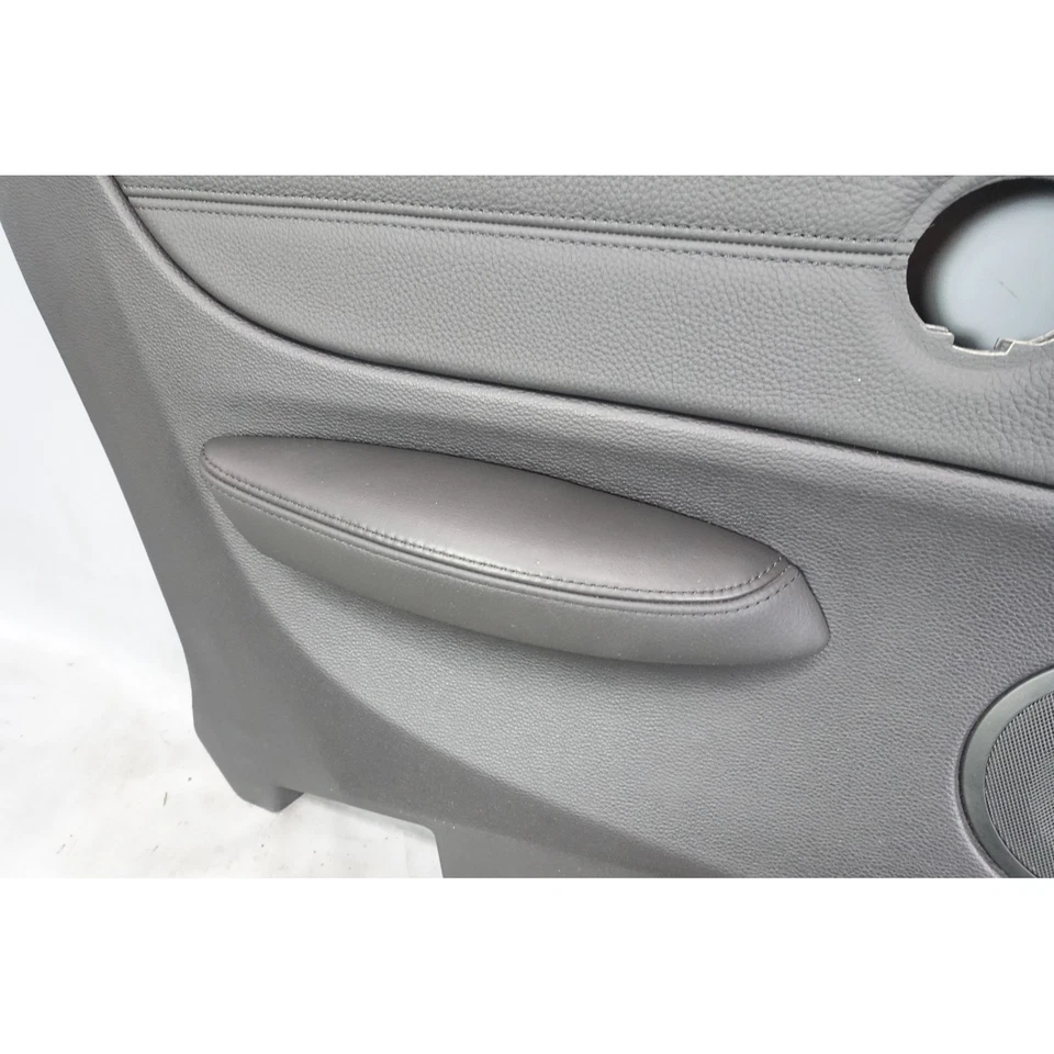 2008 BMW E88 1-Series Convertible Rear Interior Trim Panels Black Leather OEM - Image 3 of 4