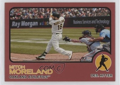 2022 Topps Heritage Target Mega Box Exchange Red Border Mitch Moreland #118 1tr