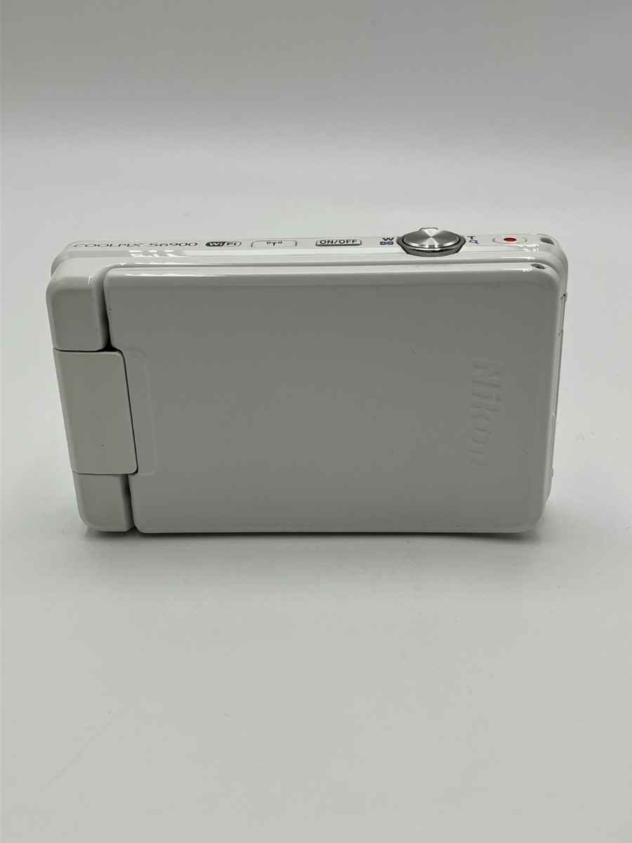 Nikon Coolpix S6900 16.0 MP Compact Digital Camera - White for
