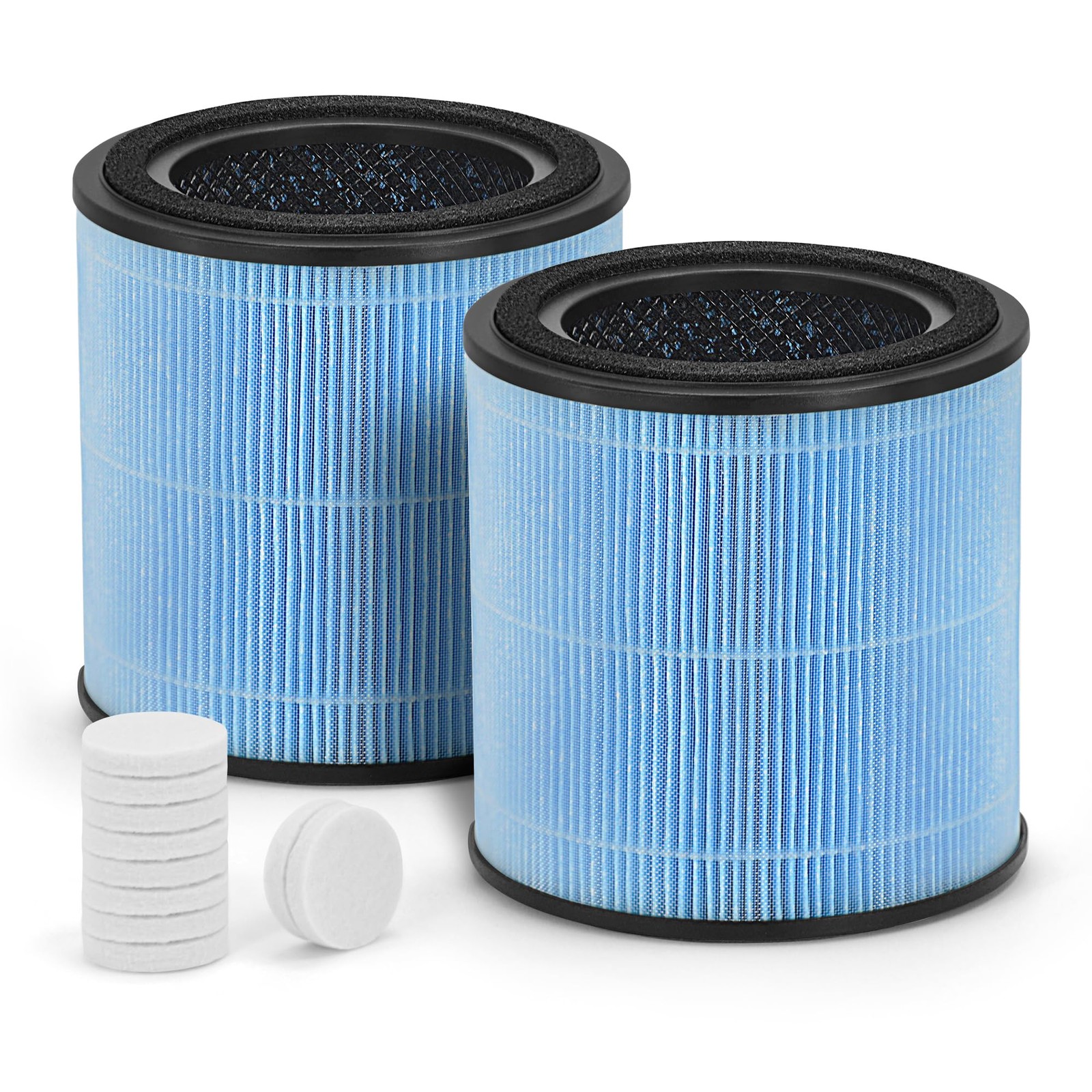 2-Pack AP0601 True HEPA Replacement Filter, Compatible with 