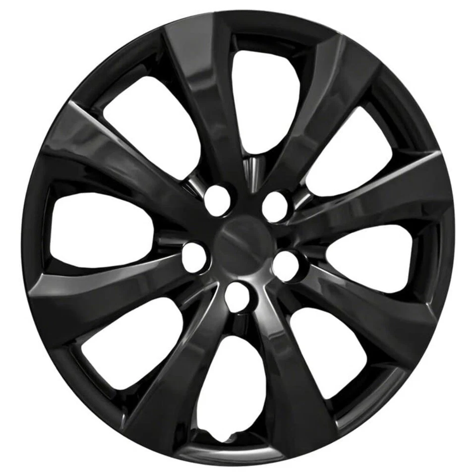 Set of 4 Hub-caps for 09-24 Toyota Corolla Fits 16 inch Rim Black Wheel Covers - Image 4 of 4