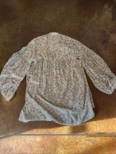 Doen Women’s Savona Cream Paisley Silk Top Small