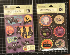K Company Spooktacular HALLOWEEN BAT FAMILY or 3D GrandAdhesion WORDS and ICONS