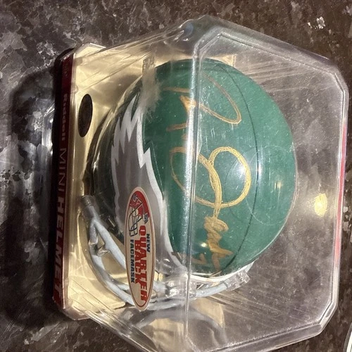 Philadelphia Eagles Ron Jaworski Signed Mini Helmet
