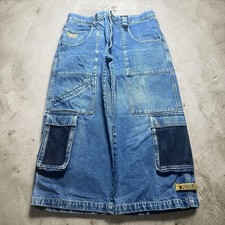 Vintage 90s Paco Rugged Wear Y2K Baggy Cargo Denim Jeans Size 36