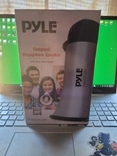 Green Pyle Compact Megaphone Speaker With Siren Alarm Mode