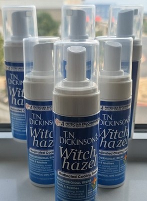 Lot Of 6 TN Dickinson Witch Hazel Medicated Cooling Foam Hemoral Relief Exp 2/28