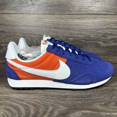 Nike Men's Pre Montreal '17 Royal Blue Orange Suede Shoes Sneakers