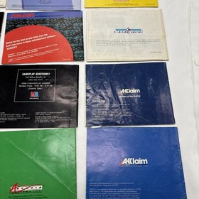 Nintendo NES  Manual Lot (20+) Posters Mario Iron Sword Demon Tetris Robin Hood