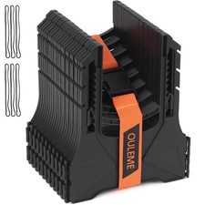 OULEME 10FT RV Sewer Hose Support Kit, Black Tank Holder w/Rubber Band & Strap