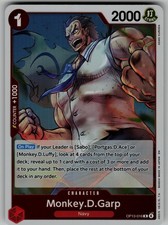 Monkey.D.Garp Holo OP13-016 Carrying On His Will One Piece TCG