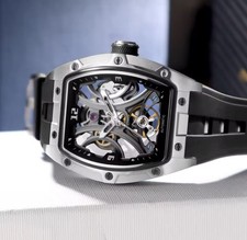 Orologio Meccanico Richard Fashion Style Rapper Mille Scheletrato Tourbillon