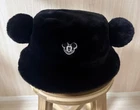 Tokyo Tokyo Disney Resort Mickey Ears Fluffy Bucket Hat Black Disney Japan LTD.