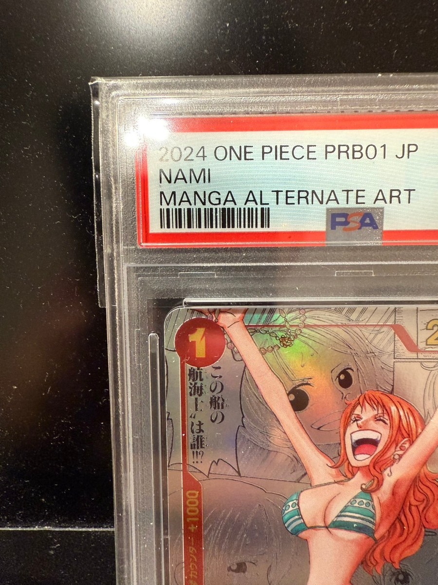 PSA 10 Nami OP01-016 Manga Alt Art ONE PIECE Card The Best