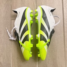 Adidas Predator League FT FG/MG Soccer Cleats JI1111 White Yellow