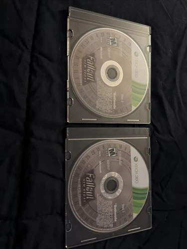 Fallout: New Vegas [Ultimate Edition] (Xbox 360, 2016) DISCS ONLY 1+2