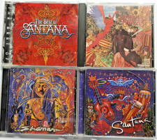 4 lot CDs Santana...Abraxas, Shaman, Supernatural, Best of...SCRATCH FREE