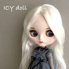 Icy Doll Custom Doll Pearl White Long Hair Outfit Set