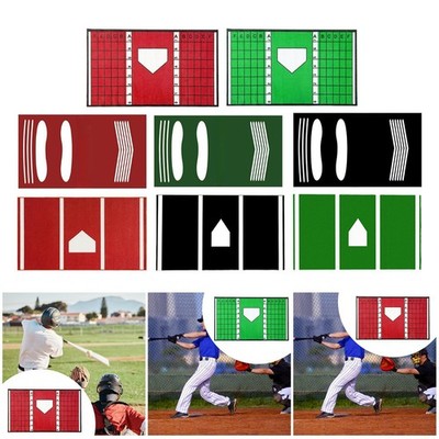 Baseball-Schlagmatte, rutschfest, für den Außenbereich, Sport, zum Üben der