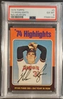 1975 Vintage Topps # 5 Nolan Ryan '74 Highlights PSA 6 EX-MT