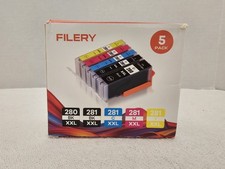 Replacement Ink Cartridges for Canon Printers 280 XXL 281 XXL Black and Color