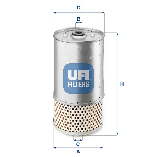 ÖLfilter UFI 25.528.00 Filtereinsatz FüR Daewoo Ssangyong Mercedes T1 190 Klasse-image