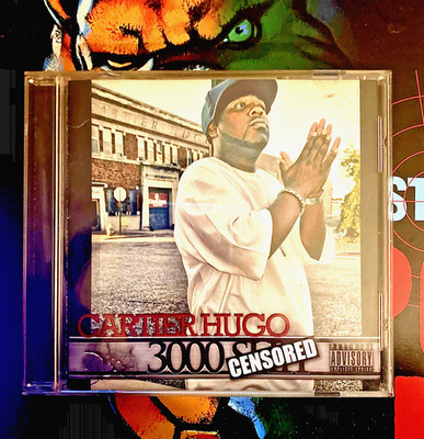 CARTIER HUGO - 3000 SHIT CD SUPER RARE MEMPHIS RAP BLACKOUT PLAYA POSSEE G-FUNK