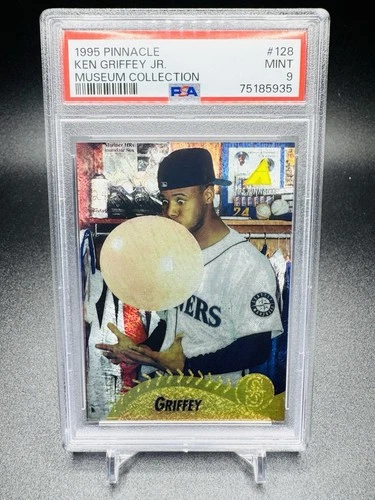 🔥1995 Pinnacle Ken Griffey Jr. Museum Collection #128 Mariners PSA 9 🔥