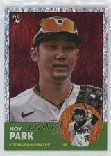 2022 Topps Archives 1963 Topps Design Red Hot Foil 3/50 Hoy Park #61 12q3