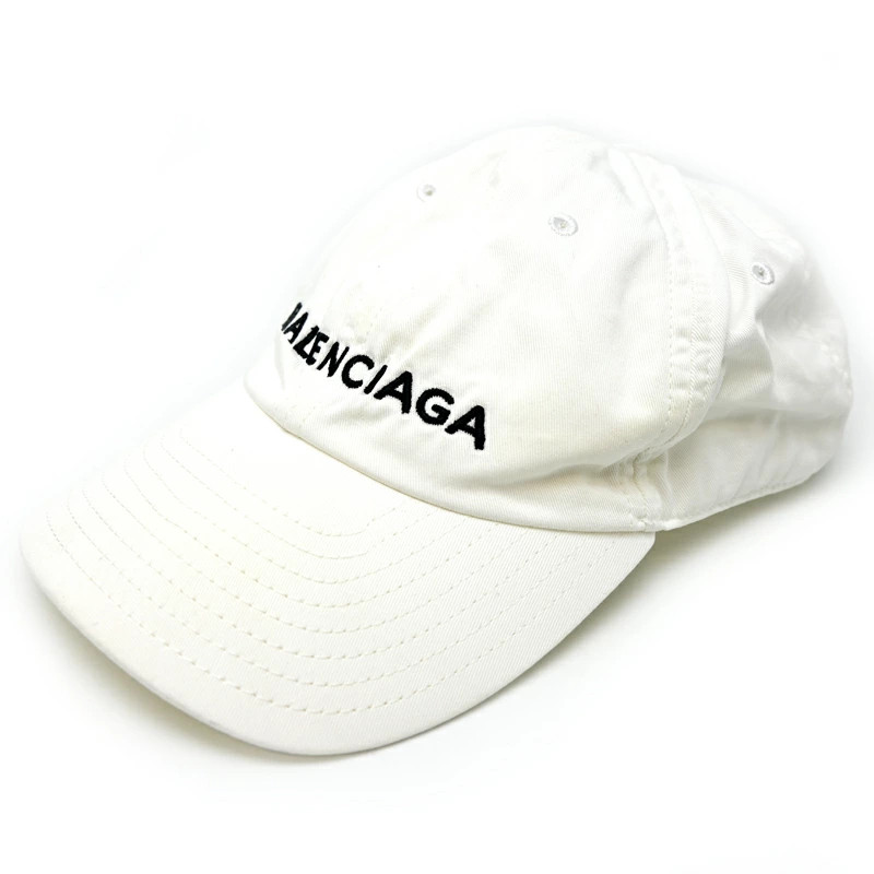 [Hanno Main Store] Balenciaga Logo Cap #L/58 Women's/Men's Cap Canvas White