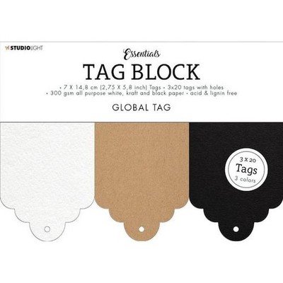 Studio Light Essentials Tag Block - Global Tag nr.04