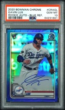 2020 BOWMAN CHROME RC AUTOS BLUE REFRACTOR #CRAGL GAVIN LUX 78/150 PSA 10 AUTO