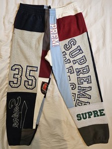 スケートボード Supreme Patchwork Sweatpant Navy S Supreme Patchwork Sweatpant (SS25) - $198