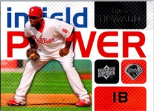 2008 Upper Deck #IP-RH Ryan Howard Infield Power